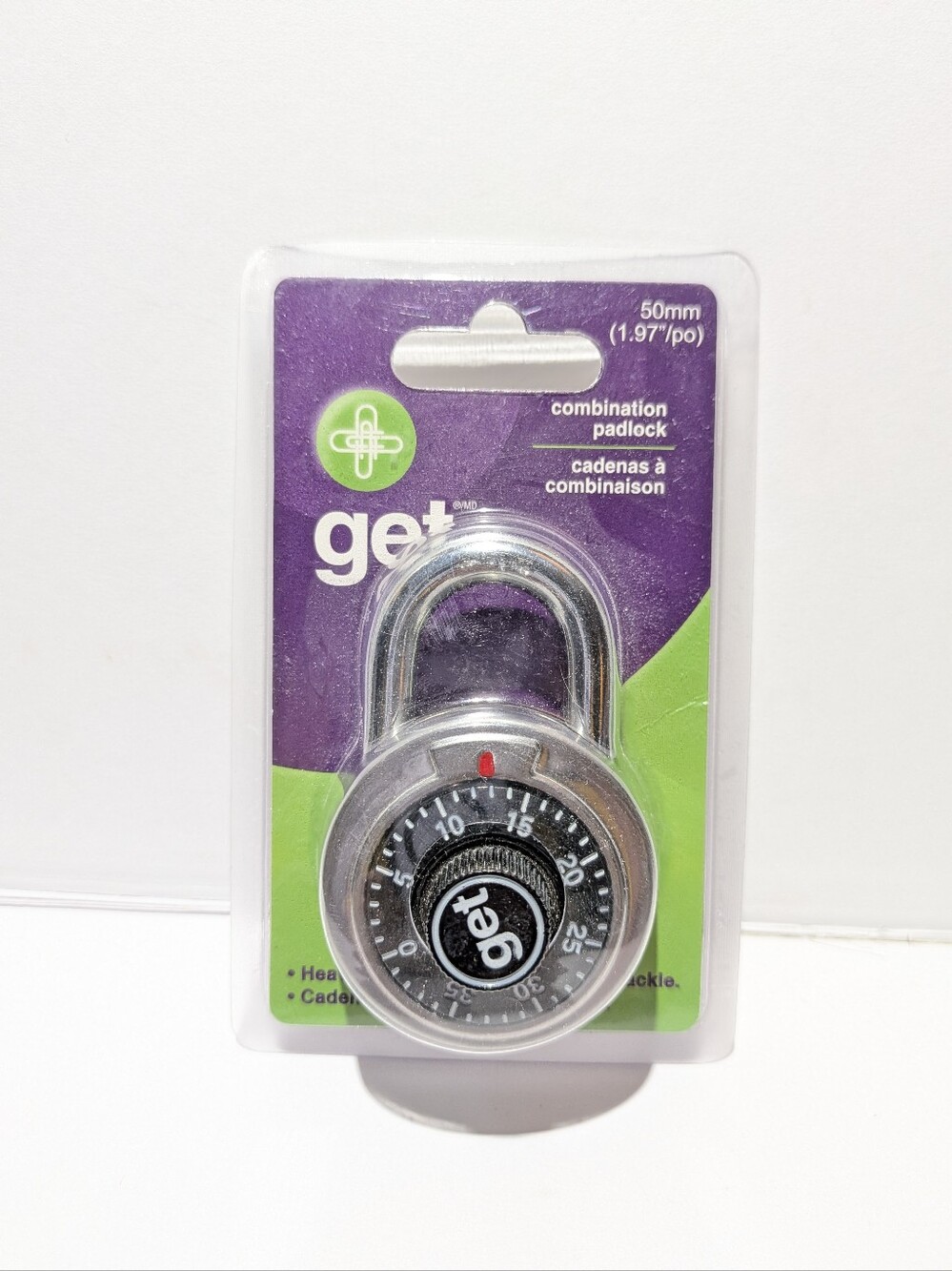 GET 50mm Combination Padlock NWT